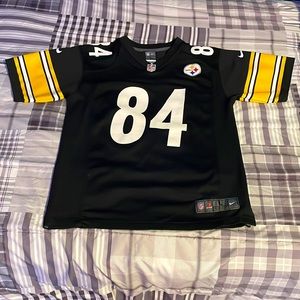 NFL PITTSBURGH STEELERS JERSEY SiZE:L 14/16 YOUTH #84 BROWN. NIKE BRAND.